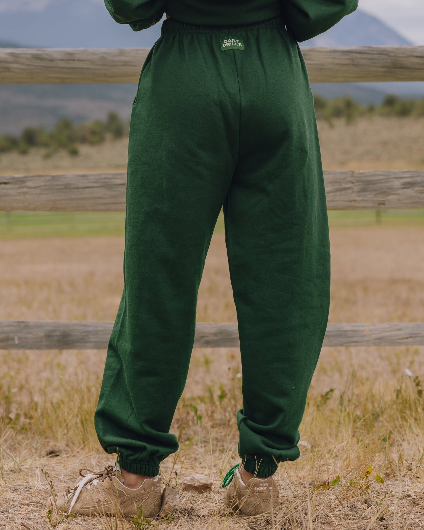 Unisex Fleece Joggers - Forest Green