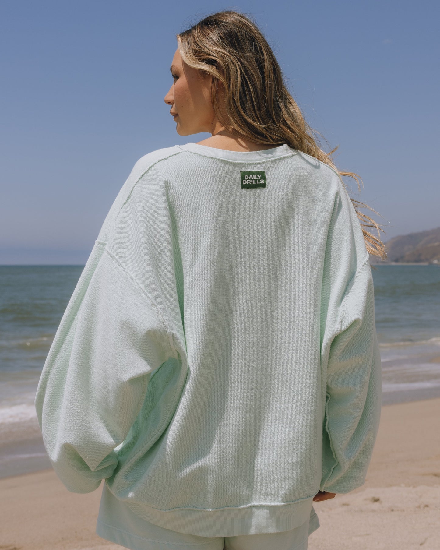 Unisex Oversized Crew - Surf