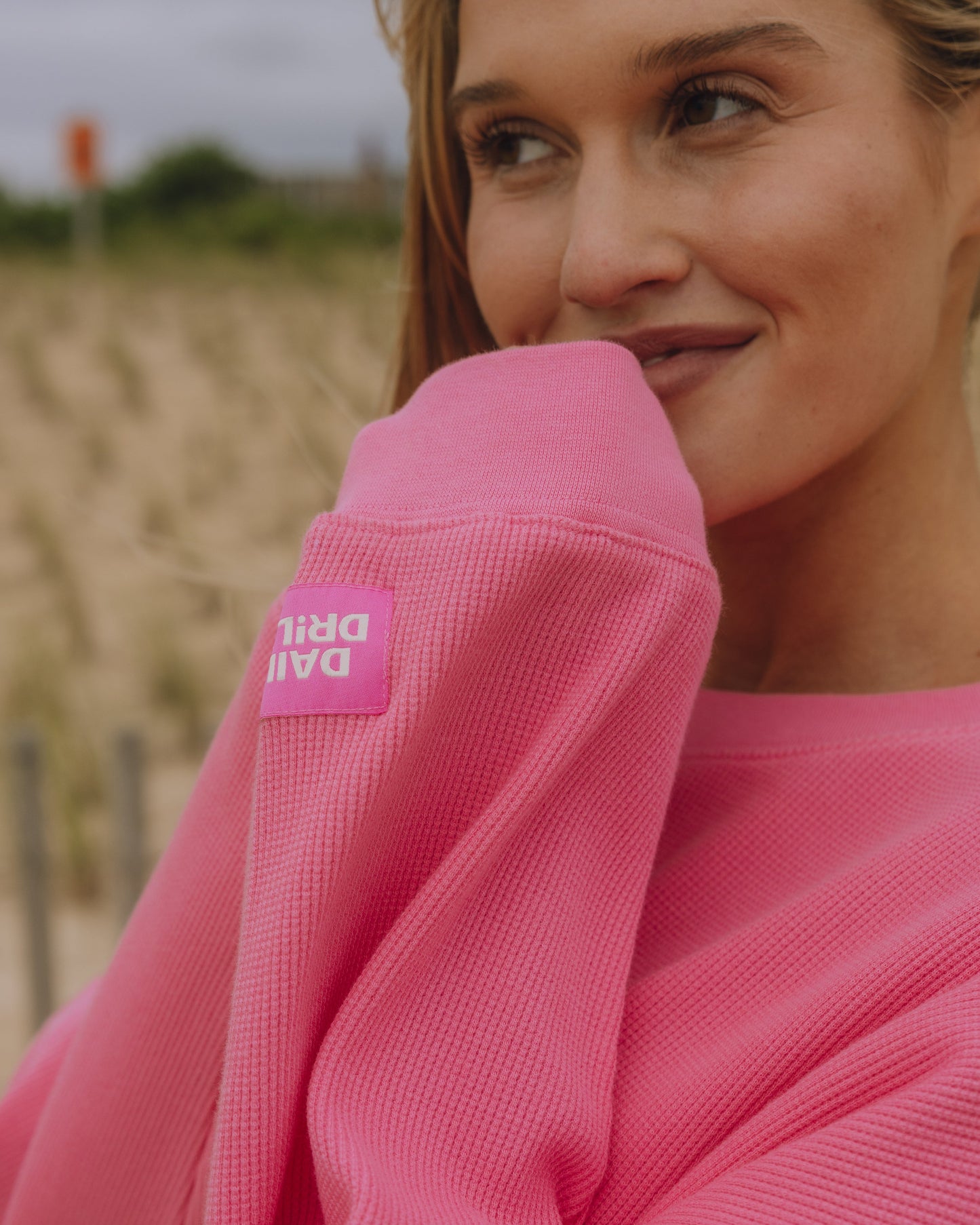 Oversized Sport Thermal - Cheeks with Monochrome Patch
