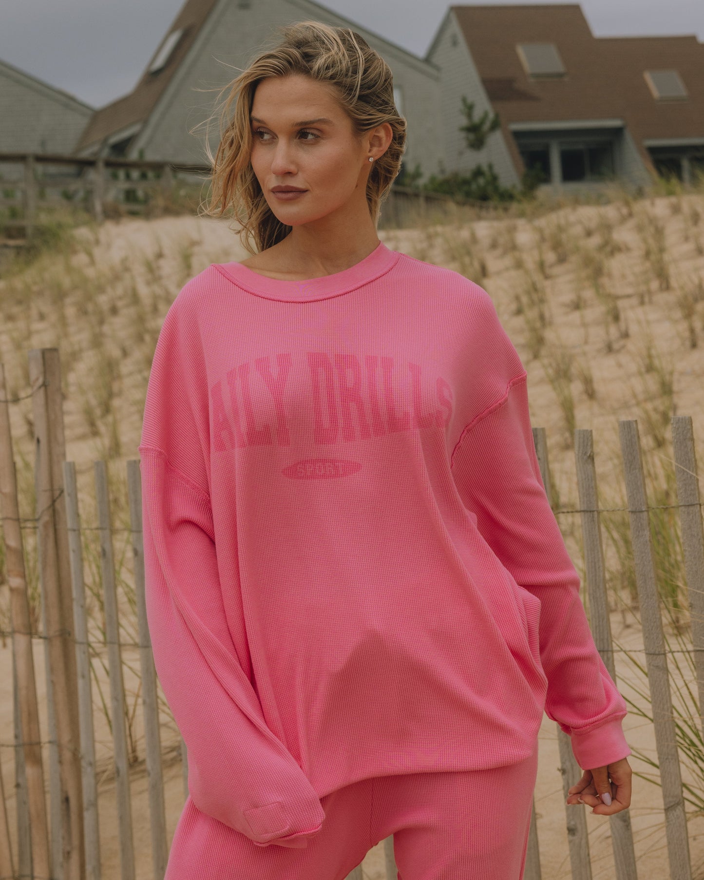 Oversized Sport Thermal - Cheeks with Monochrome Patch