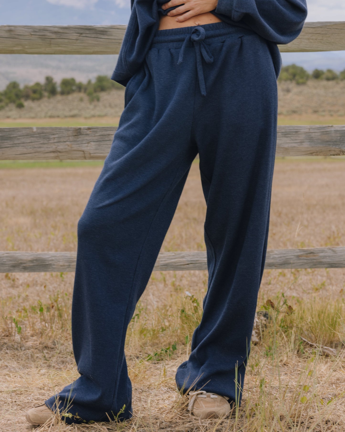 Thermal Resort Pants - Denim