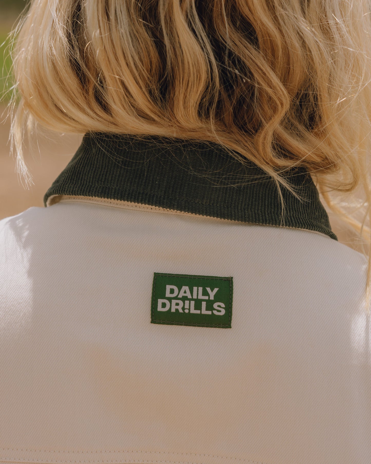 Barn Jacket - Canvas + DD Green Collar