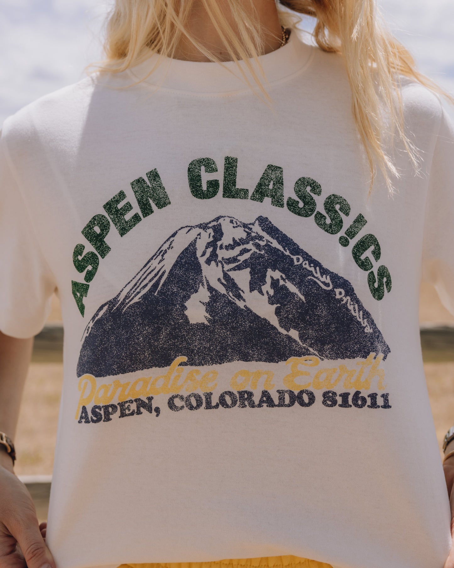 Aspen Tee - White + Graphic