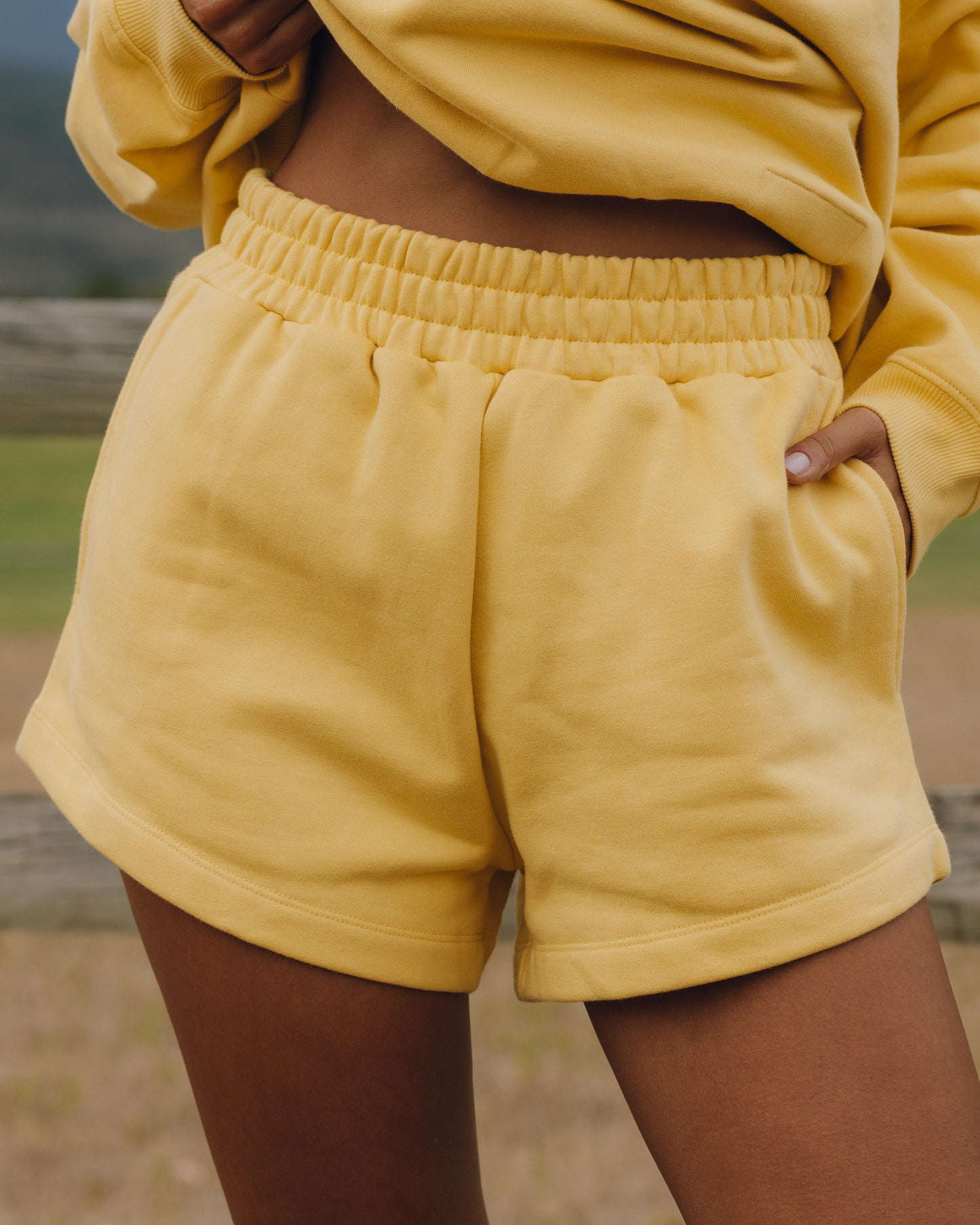 Fleece Super Shorts - Sunny