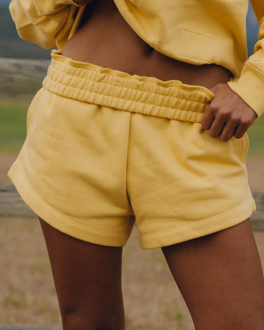 Fleece Super Shorts - Sunny