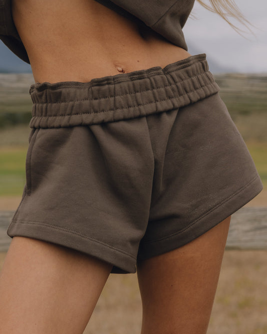 Fleece Super Shorts - Mocha
