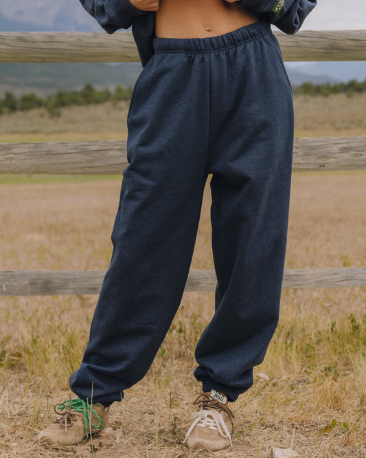 Unisex Fleece Joggers - Denim