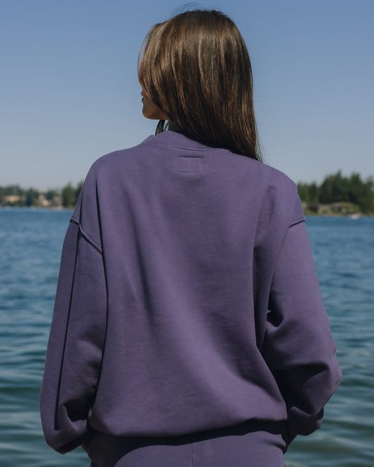 Vintage Crew - Distressed Navy