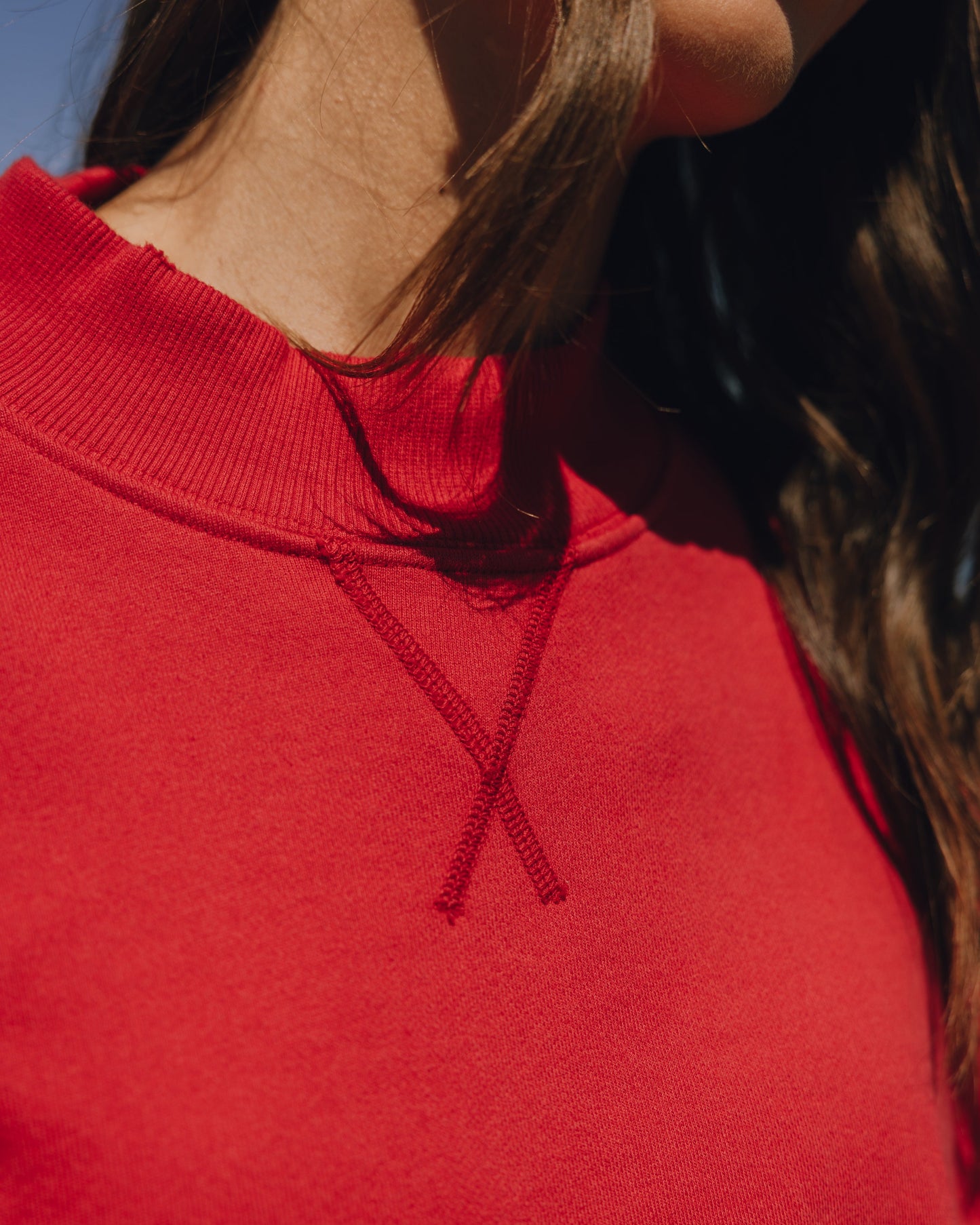 Vintage Crew - Distressed Vintage Red