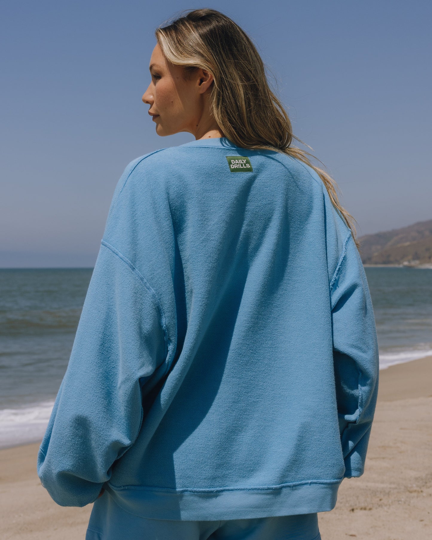 Unisex Oversized Crew - Malibu