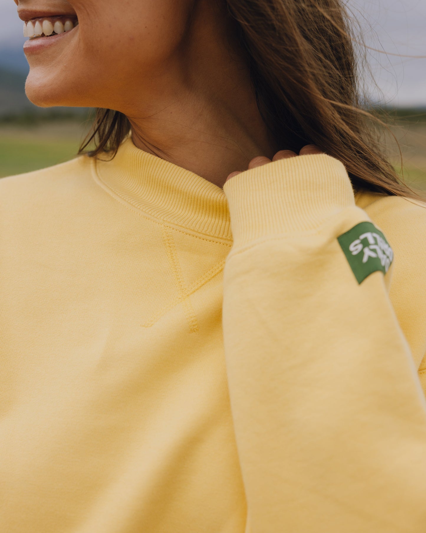 Fleece Vintage Crew - Sunny