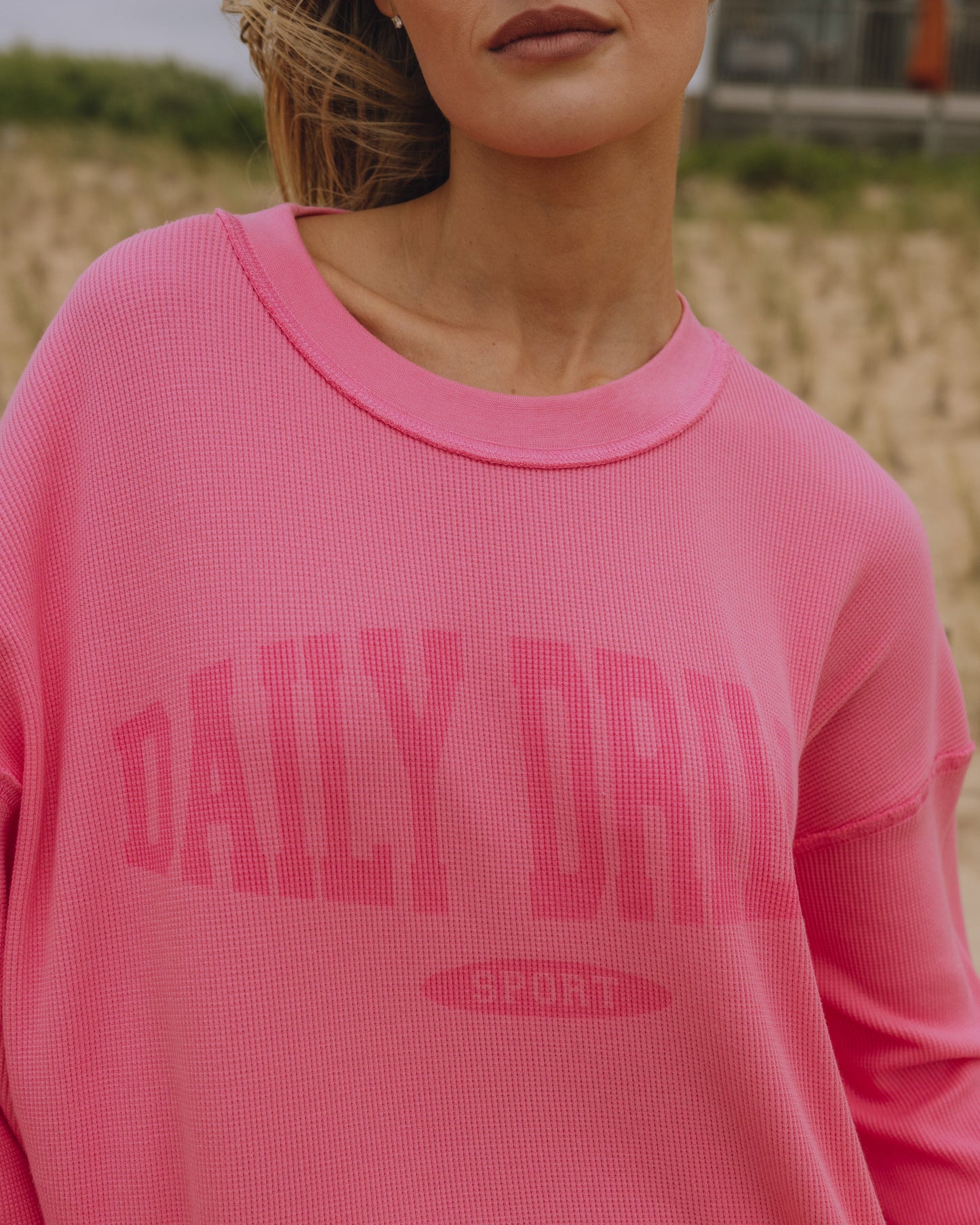 Oversized Sport Thermal - Cheeks with Monochrome Patch