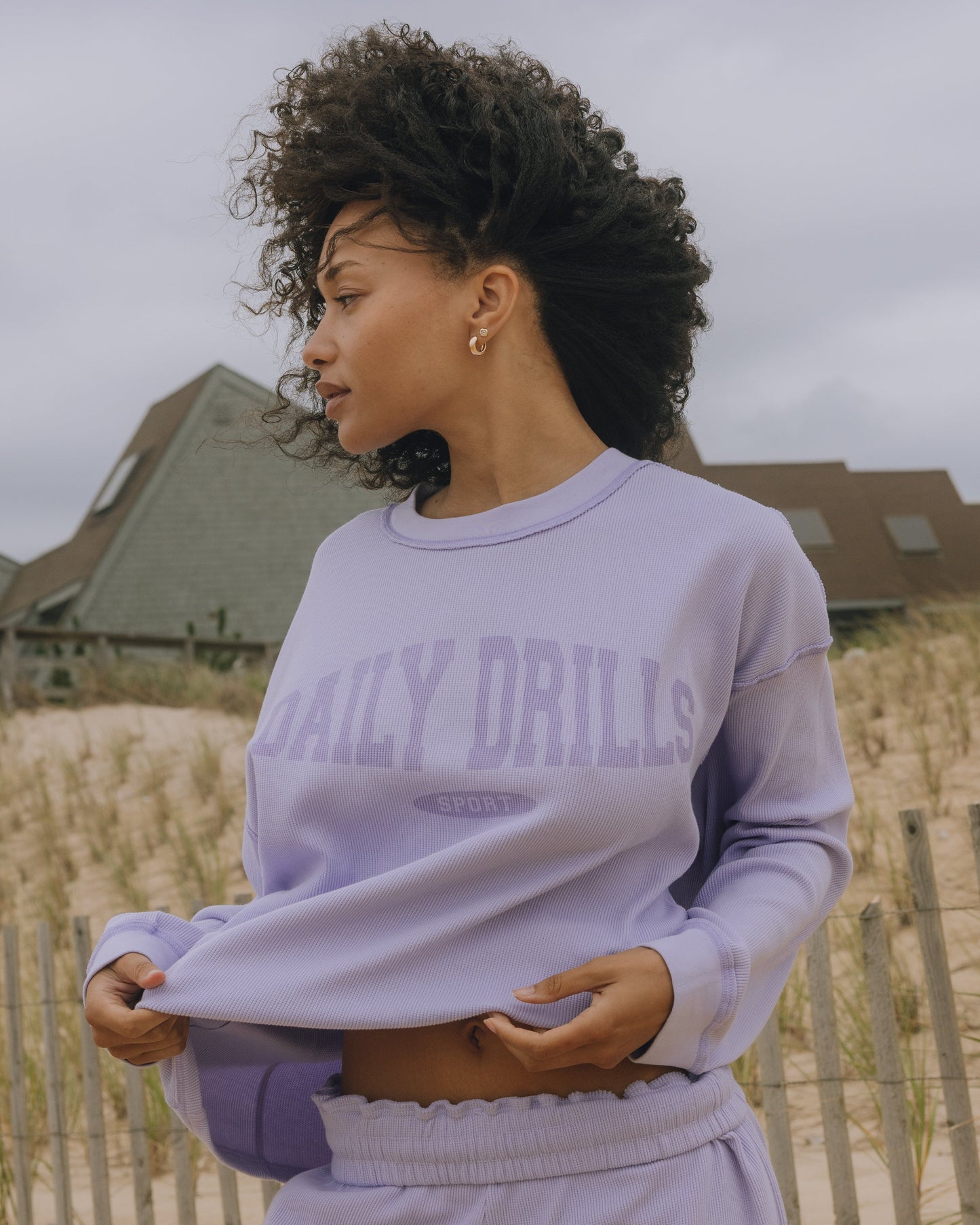 Oversized Sport Thermal - Wink with Monochrome Patch