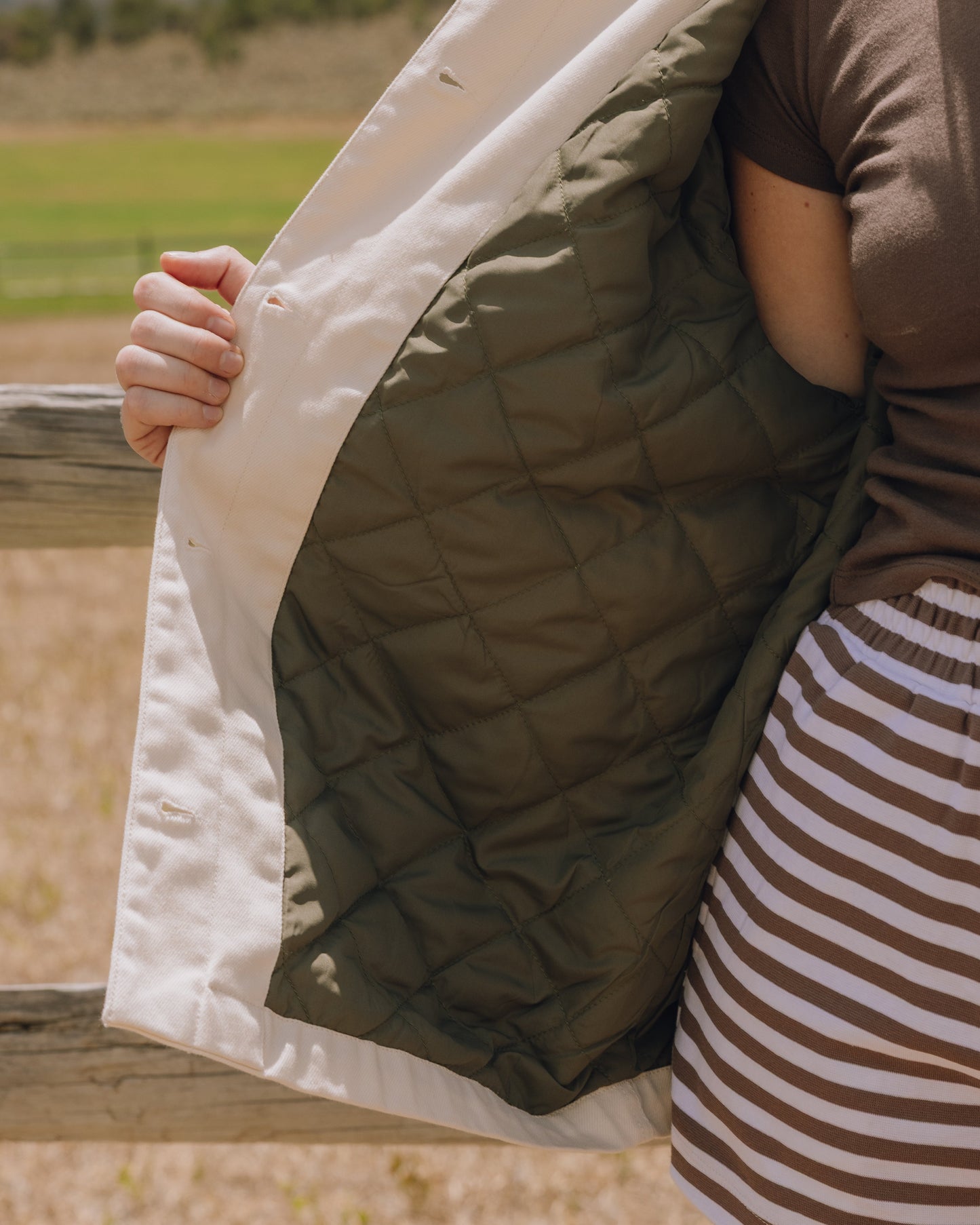 Barn Jacket - Canvas + DD Green Collar