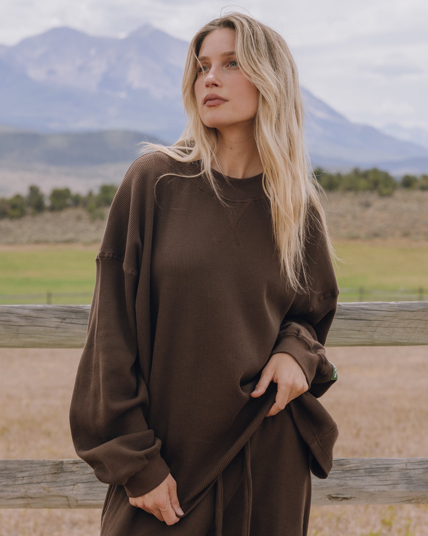 Oversized Vintage Thermal - Coco