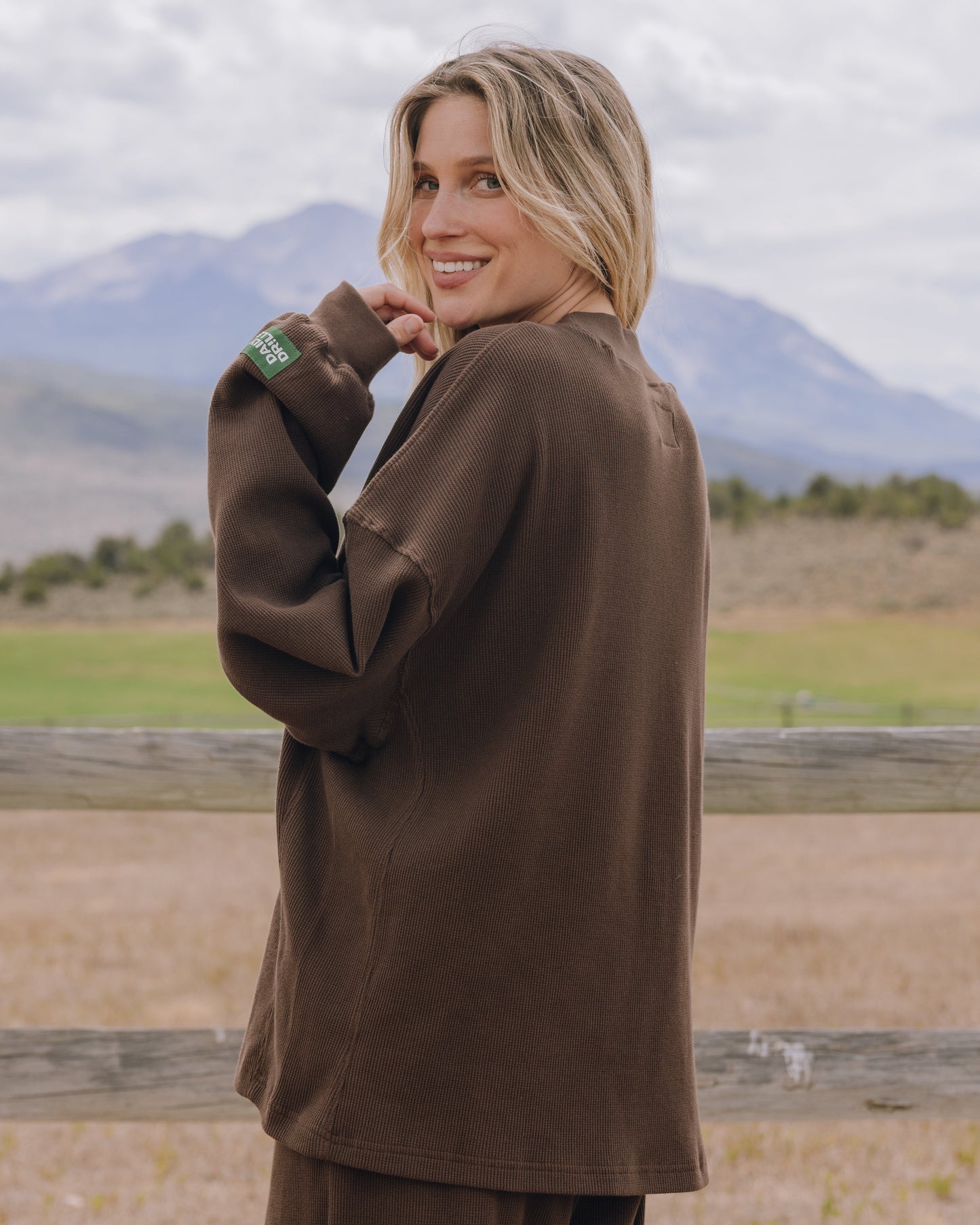Oversized Vintage Thermal - Coco