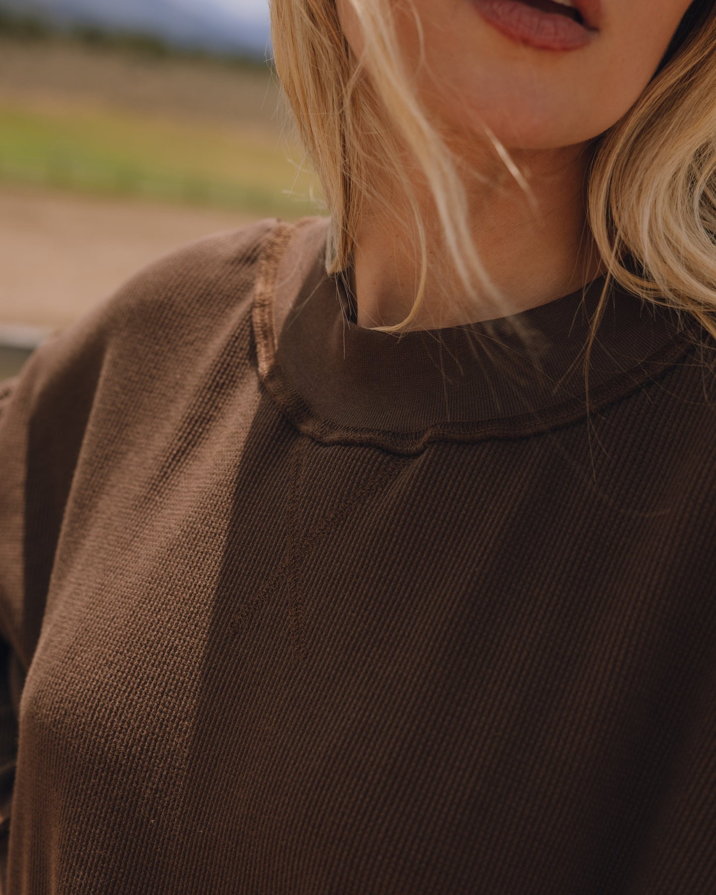 Oversized Vintage Thermal - Coco