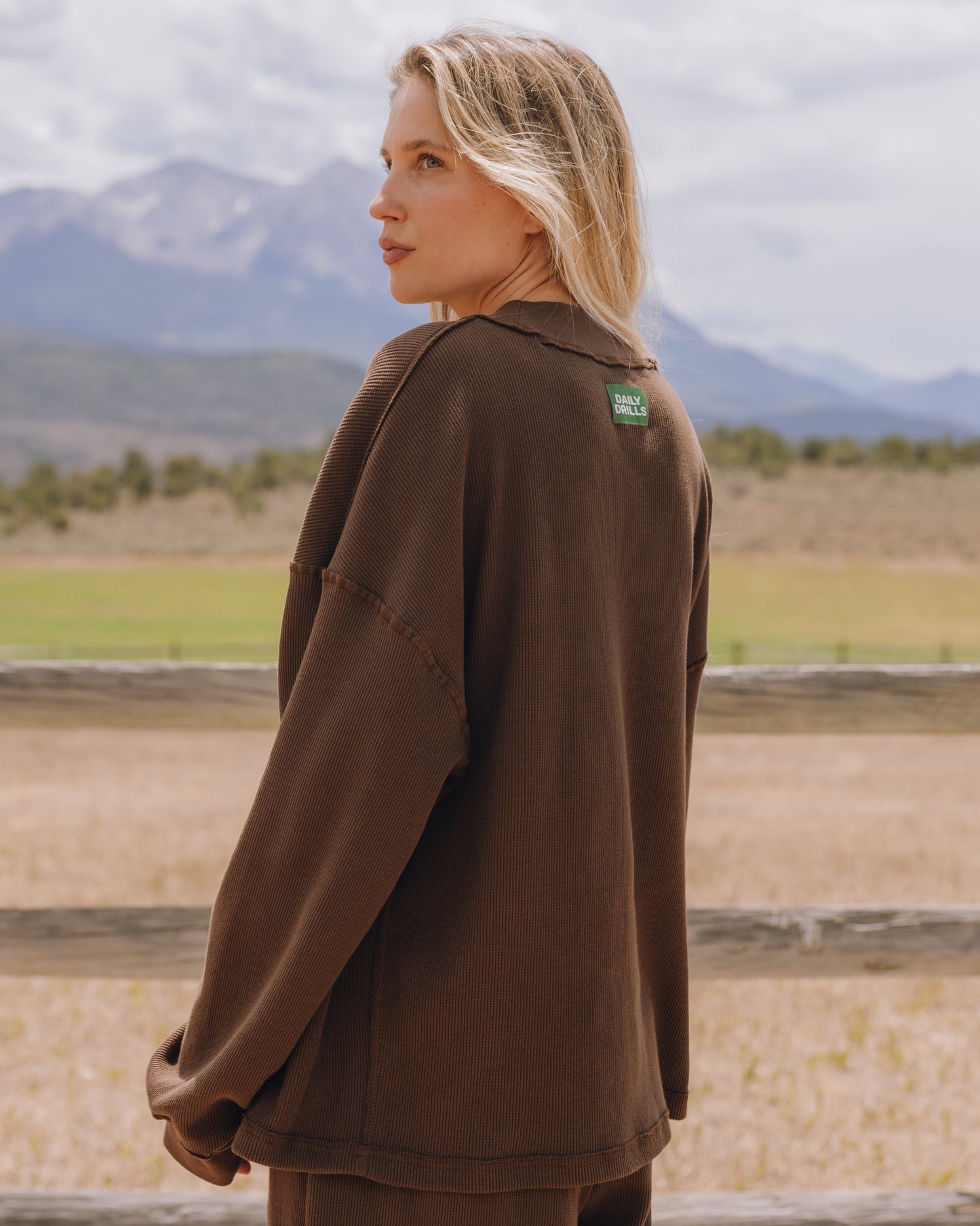 Oversized Vintage Thermal - Coco